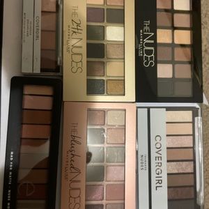 I am selling six brand new variety of pallettes